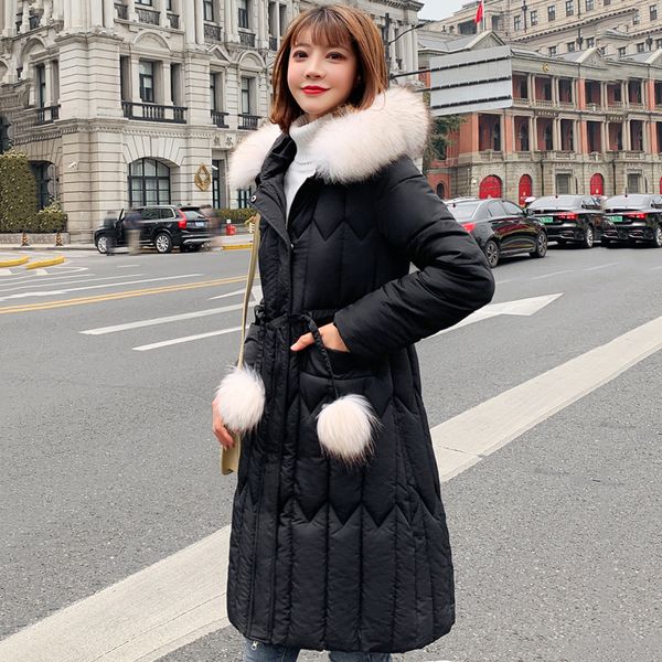 2019 with fur balls winter jacket women hooded with fur collar slim ladies coat warm 6 colors solid female parka long, Tan;black
2019 with fur balls winter jacket women hooded with fur collar slim ladies coat warm 6 colors solid female parka long, Tan;black