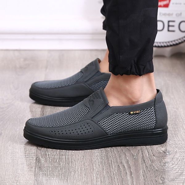 big size 38-48 fashion men walking shoes hollow lace-up chaussure outdoor loafers sneakers breathable driving shoes, Black
big size 38-48 fashion men walking shoes hollow lace-up chaussure outdoor loafers sneakers breathable driving shoes, Black