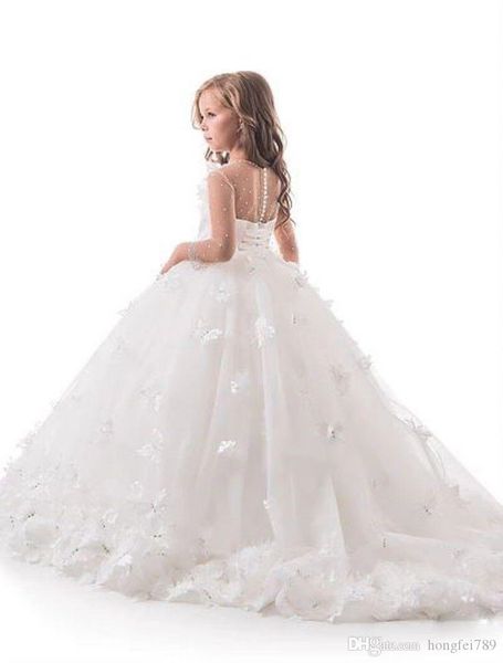 2019 newflower girl dresses ball gown tulle child wedding dresses vintage little girl pageant dresses, White;blue
2019 newflower girl dresses ball gown tulle child wedding dresses vintage little girl pageant dresses, White;blue