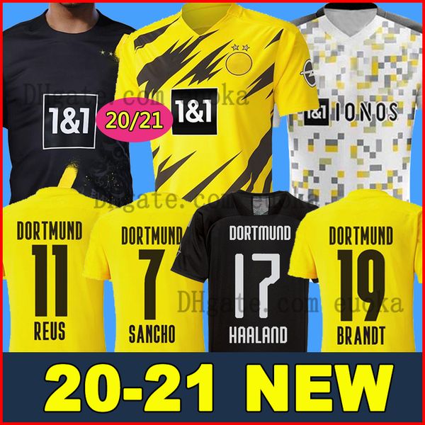 20 21 haaland borussia sancho dortmund soccer jersey 2020 2021 football shirt 110th reus hummels brandt paco delaney men + kids kit maillot, Black;yellow
20 21 haaland borussia sancho dortmund soccer jersey 2020 2021 football shirt 110th reus hummels brandt paco delaney men + kids kit maillot, Black;yellow
