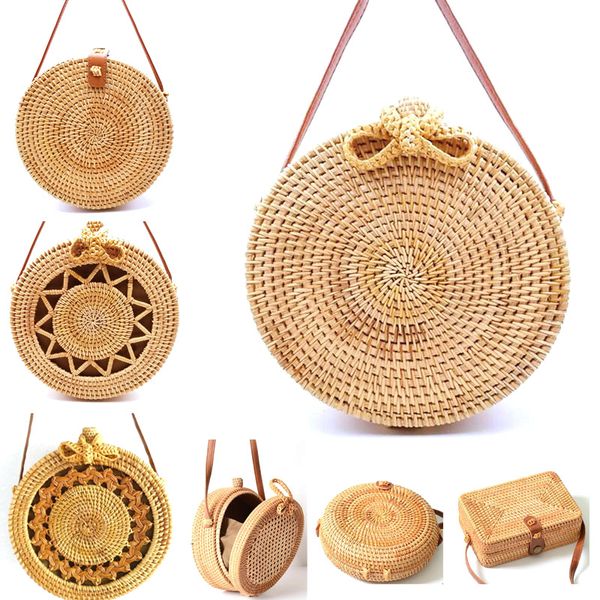2018 round straw bags women summer rattan bag handmade woven beach cross body bag circle bohemia handbag bali l31
2018 round straw bags women summer rattan bag handmade woven beach cross body bag circle bohemia handbag bali l31
