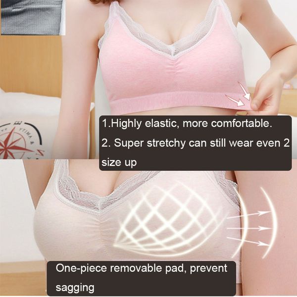 sexywg soft comfort breastfeeding bra pregnancy clothes maternity nursing bra feeding bra for soutien gorge allaitement pregnant, White
sexywg soft comfort breastfeeding bra pregnancy clothes maternity nursing bra feeding bra for soutien gorge allaitement pregnant, White