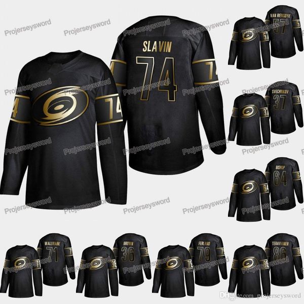 Carolina Hurricanes Jaccob Slavin 2019 Golden Edition Jersey Teuvo Teravainen Curtis McElhinney Andrei Svechnikov Greg McKegg Clark Bishop
Carolina Hurricanes Jaccob Slavin 2019 Golden Edition Jersey Teuvo Teravainen Curtis McElhinney Andrei Svechnikov Greg McKegg Clark Bishop