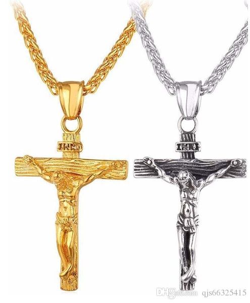 jesus cross necklace men gold silver color metal religious pendant crucifix link chains for male biker christian prayer jewelry
jesus cross necklace men gold silver color metal religious pendant crucifix link chains for male biker christian prayer jewelry