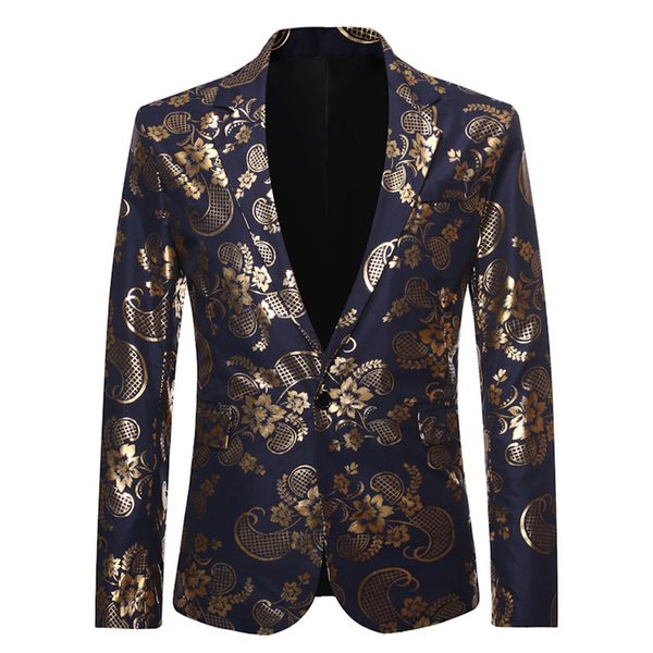 2019 new tide mens fashion gold-stamped simple leisure blazer design plus size casual male slim fit suit jacket singer costume, White;black
2019 new tide mens fashion gold-stamped simple leisure blazer design plus size casual male slim fit suit jacket singer costume, White;black