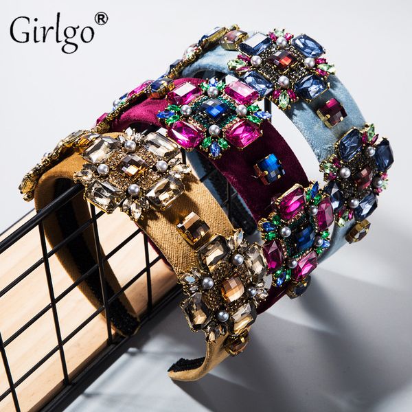 girlgo new fashion glass flower headbands for women gorgeous multi color acrylic hairbands accessories jewelry wedding party hot, Golden;white
girlgo new fashion glass flower headbands for women gorgeous multi color acrylic hairbands accessories jewelry wedding party hot, Golden;white