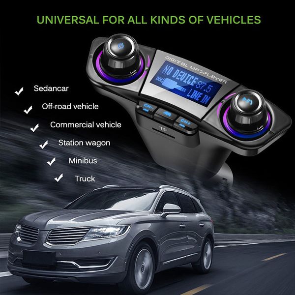 power on off bluetooth 5.0 fm transmitter modulator handscar kit tf usb music aux audio mp3 player
power on off bluetooth 5.0 fm transmitter modulator handscar kit tf usb music aux audio mp3 player