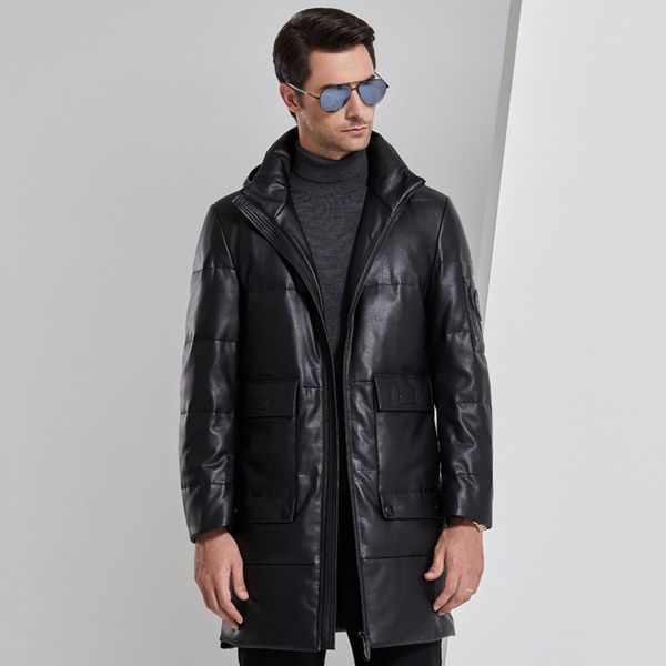 men's fur & faux fashion large warm hooded ecological down jacket men winter casual long thick leather plus size mlxl2xl3xl4xl, Black
men's fur & faux fashion large warm hooded ecological down jacket men winter casual long thick leather plus size mlxl2xl3xl4xl, Black