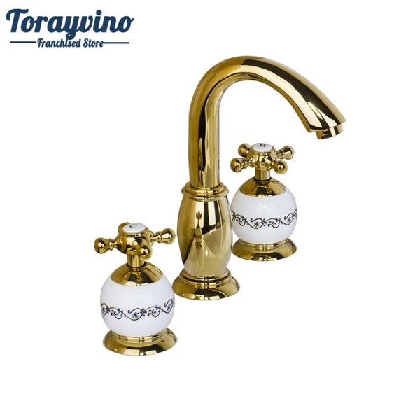 torayvino bathroom basin ceramic and golden faucet dual handle deck mounted cold water mixer distinguished basin faucet
torayvino bathroom basin ceramic and golden faucet dual handle deck mounted cold water mixer distinguished basin faucet