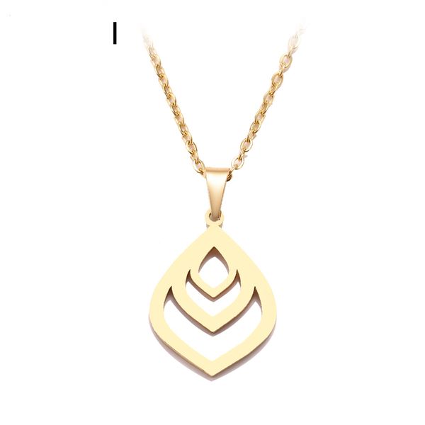 stainless steel necklace for women water drop geometry cross gold and silver color pendant necklace engagement jewelry for women
stainless steel necklace for women water drop geometry cross gold and silver color pendant necklace engagement jewelry for women