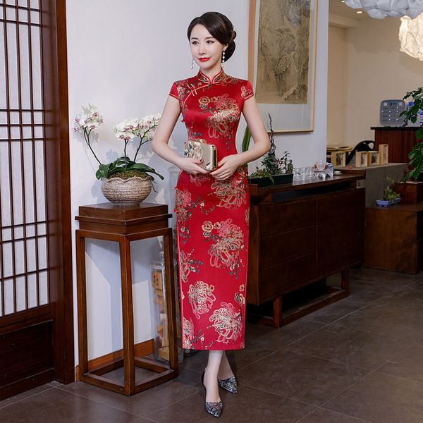 plus size 4xl new rayon traditional chinese women simple dress vintage lady floral long qipao summer cheongsam, Red
plus size 4xl new rayon traditional chinese women simple dress vintage lady floral long qipao summer cheongsam, Red