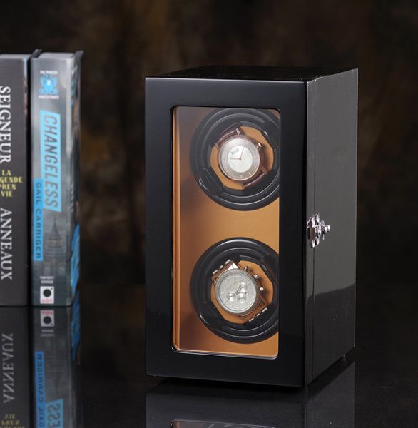 2+0 watch winder carbon fiber watch holder display box automatic mechanical winder case motor shaker, Black;blue
2+0 watch winder carbon fiber watch holder display box automatic mechanical winder case motor shaker, Black;blue