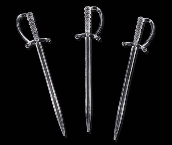 bar supplies transparent cocktail sword shape disposable fruit fork 580pcs/lot ing
bar supplies transparent cocktail sword shape disposable fruit fork 580pcs/lot ing