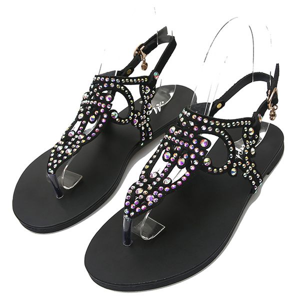 tangnest women summer flat sandals 2019 new gladiator rhinestone buckle ankle strap flip flops ladies casual flat shoes xwz5854, Black
tangnest women summer flat sandals 2019 new gladiator rhinestone buckle ankle strap flip flops ladies casual flat shoes xwz5854, Black