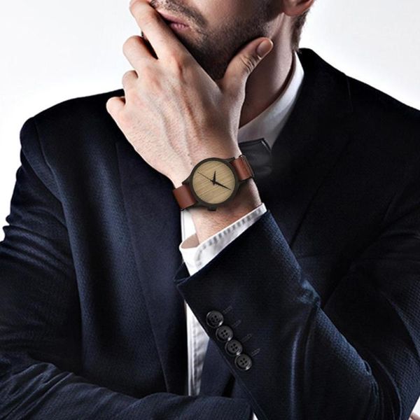 men's wooden bamboo watch casual fashion round dial business male clock simple gift for men, Slivery;brown
men's wooden bamboo watch casual fashion round dial business male clock simple gift for men, Slivery;brown