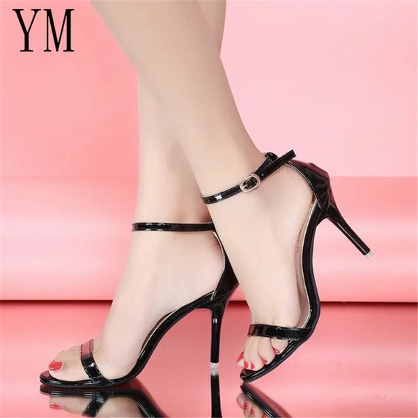 high 9cm thin heels women pumps ankle strap sandals shoes woman ladies pointed toe high heels dress party shoes big size 34-41, Black
high 9cm thin heels women pumps ankle strap sandals shoes woman ladies pointed toe high heels dress party shoes big size 34-41, Black