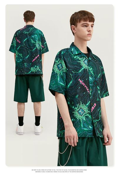 designer digital printing mens t shirts lapel neck short sleeved button tees teenagers summer causal mens clothing, White;black
designer digital printing mens t shirts lapel neck short sleeved button tees teenagers summer causal mens clothing, White;black