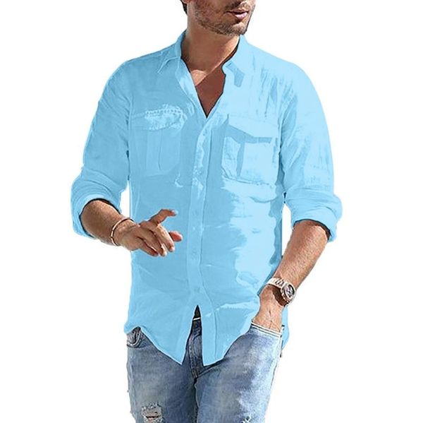2020 men's shirts summer casual baggy cotton linen pocket shirts mens solid long sleeve retro male chemise homme, White;black
2020 men's shirts summer casual baggy cotton linen pocket shirts mens solid long sleeve retro male chemise homme, White;black