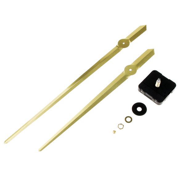 diy silent clock quartz movement mechanism hands replacement part set black, Slivery;brown
diy silent clock quartz movement mechanism hands replacement part set black, Slivery;brown