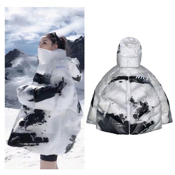 tide brand supplier htcu 2019 fw sustainable warmth down-filled coat splash ink cotton jacket original down jacket, Blue;gray
tide brand supplier htcu 2019 fw sustainable warmth down-filled coat splash ink cotton jacket original down jacket, Blue;gray