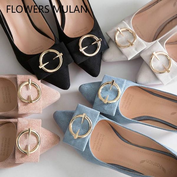 light blue pink white black suede upper women high heels shoes pointed toe metal buckle ladies pumps slip on stiletto gladiators, Black;white
light blue pink white black suede upper women high heels shoes pointed toe metal buckle ladies pumps slip on stiletto gladiators, Black;white