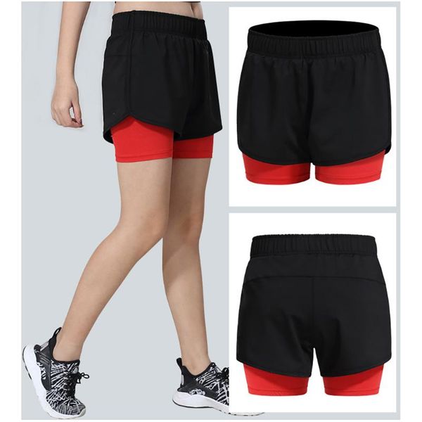 women's casual cotton running shorts yoga jogging anti-lighting sports leggings fitness, White;black
women's casual cotton running shorts yoga jogging anti-lighting sports leggings fitness, White;black