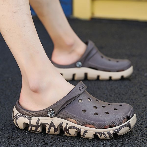 afanti summer brown color shoe man hole shoes / garden shoes / man slippers (td006, Black
afanti summer brown color shoe man hole shoes / garden shoes / man slippers (td006, Black