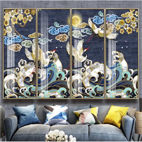 chinese auspicious clouds cranes plum blossom wall paper 3d luxury home decor folk mural wallpapers for living room restaurant
chinese auspicious clouds cranes plum blossom wall paper 3d luxury home decor folk mural wallpapers for living room restaurant