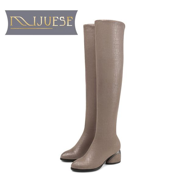 mljuese 2019 women over the knee winter short plush checkered khaki color low heel high boots female motorcycle boots, Black
mljuese 2019 women over the knee winter short plush checkered khaki color low heel high boots female motorcycle boots, Black