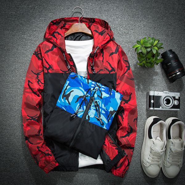 fashion men's hooded jacket spring and autumn thin men's lovers outdoor new camouflage jacket size m-5xl, Black;brown
fashion men's hooded jacket spring and autumn thin men's lovers outdoor new camouflage jacket size m-5xl, Black;brown