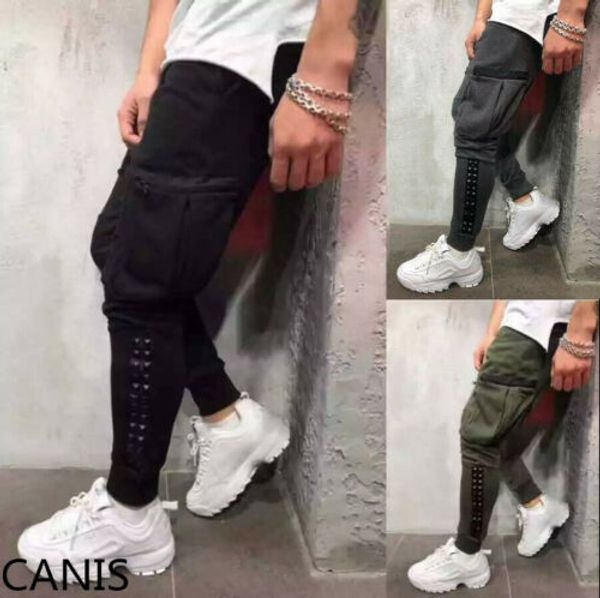 stylish men's solid pockets lace-up slim fit pencil pants casual daily comfortable bottoms skinny joggers pants m-xxxl, Black
stylish men's solid pockets lace-up slim fit pencil pants casual daily comfortable bottoms skinny joggers pants m-xxxl, Black