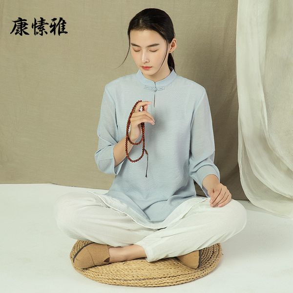 women yoga set linen quickly dry sweatshirt+pant tai chi meditation kungfu jogger casual martial arts fitness gym set activewear
women yoga set linen quickly dry sweatshirt+pant tai chi meditation kungfu jogger casual martial arts fitness gym set activewear