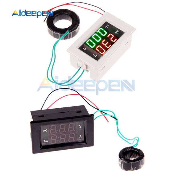 100a 200a ac 110v 220v led digital ammeter voltmeter voltage current meter red green display with inductance ac 100-300v 80-300v
100a 200a ac 110v 220v led digital ammeter voltmeter voltage current meter red green display with inductance ac 100-300v 80-300v