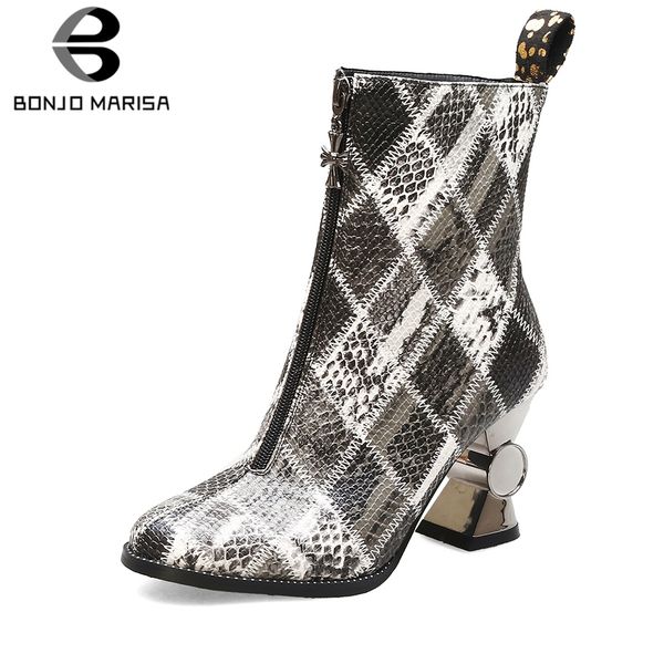 bonjomarisa new 34-44 brand designer mixed-color ankle boots women 2019 winter fashion sewing booties high heels shoes woman, Black
bonjomarisa new 34-44 brand designer mixed-color ankle boots women 2019 winter fashion sewing booties high heels shoes woman, Black