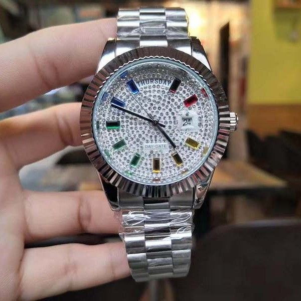 tooth ring 40mm brand men women watches fashion luxury new calendar brand wristwatches diamond luxury watches for mens relojes, Slivery;brown
tooth ring 40mm brand men women watches fashion luxury new calendar brand wristwatches diamond luxury watches for mens relojes, Slivery;brown