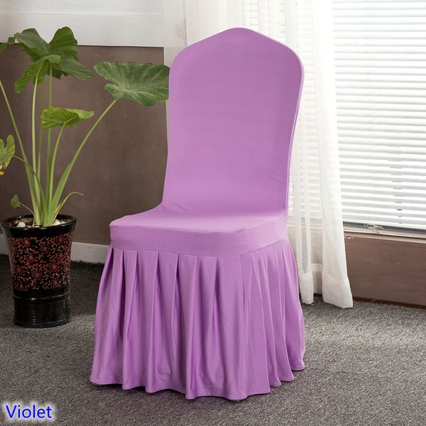 violet colour skirted chair covers spandex lycra universal ruffled chair covers wedding decoration ruched thick
violet colour skirted chair covers spandex lycra universal ruffled chair covers wedding decoration ruched thick