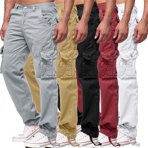 men sweatpants slacks men pants tactical pants casual elastic joggings sport solid baggy pockets trousers pantalon homme new hot, Black
men sweatpants slacks men pants tactical pants casual elastic joggings sport solid baggy pockets trousers pantalon homme new hot, Black