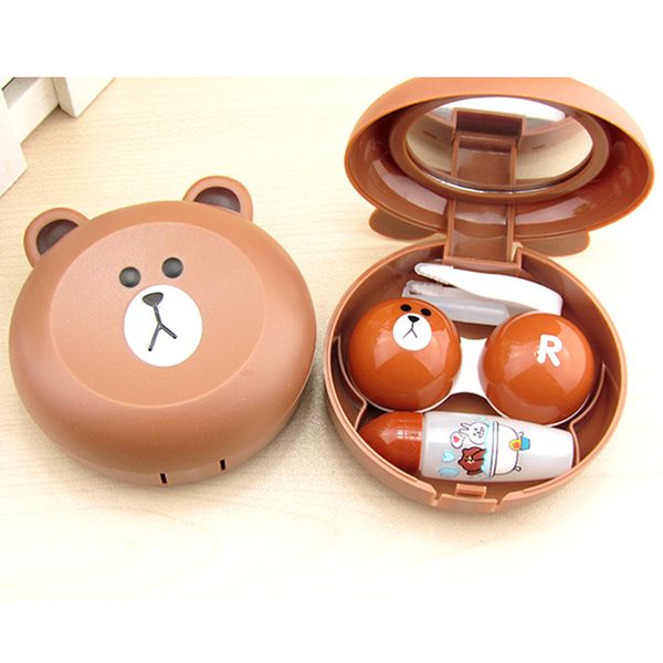 fashion contact lens cases with mirror women girls travel lenses box cute panda cartoon container for contact lens case, Silver
fashion contact lens cases with mirror women girls travel lenses box cute panda cartoon container for contact lens case, Silver