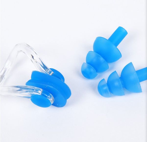 swimming cap wholesale men and women cloth swimming cap plumeria rubra nose clip and ear plug waterproof cellphone bag swimming