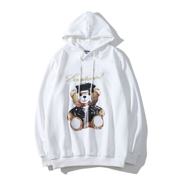 designer men women brand hoody long sleeves with hat designer black and white pure color with bear middle size available brand from m to 2xl
designer men women brand hoody long sleeves with hat designer black and white pure color with bear middle size available brand from m to 2xl