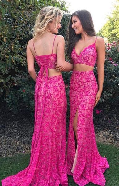 pink lace country bridesmaid prom evening dresses two pieces with straps mermaid side slit long wedding party bridesmaid dress cheap, White;pink
pink lace country bridesmaid prom evening dresses two pieces with straps mermaid side slit long wedding party bridesmaid dress cheap, White;pink