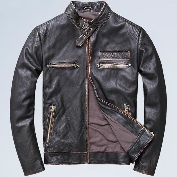 men's leather & faux 2021 vintage black men american style motorcycle jacket plus size xxxl genuine cowhide slim fit biker's coat
men's leather & faux 2021 vintage black men american style motorcycle jacket plus size xxxl genuine cowhide slim fit biker's coat
