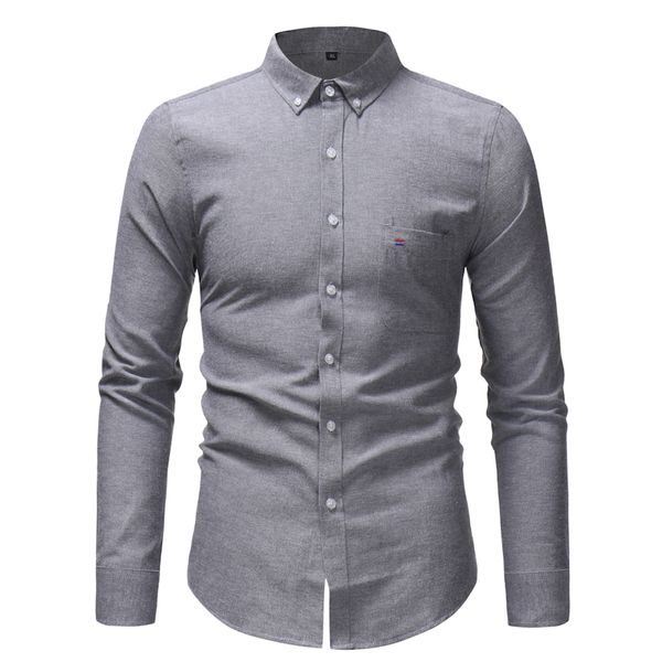 negizber 2019 new male formal shirts solid slim fit long sleeve shirt men fashion casual business men cotton shirts, White;black 
negizber 2019 new male formal shirts solid slim fit long sleeve shirt men fashion casual business men cotton shirts, White;black