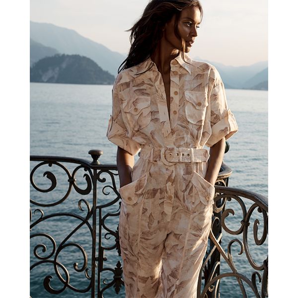 2020 summer women's jumpsuit linen short-sleeved printed casual fashion temperament jumpsuit women, Black;white
2020 summer women's jumpsuit linen short-sleeved printed casual fashion temperament jumpsuit women, Black;white