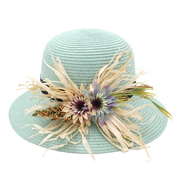 женщин летний пляж соломы шляпа cloche открытый складной котелок крышка цветок группа 3
женщин летний пляж соломы шляпа cloche открытый складной котелок крышка цветок группа 3