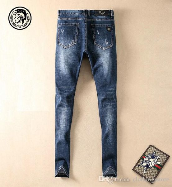 diesel mens designer jeans high end slim jeans luxury custom casual pants trend motorcycle denim pants hip hop jeans distressed pants, Blue
diesel mens designer jeans high end slim jeans luxury custom casual pants trend motorcycle denim pants hip hop jeans distressed pants, Blue