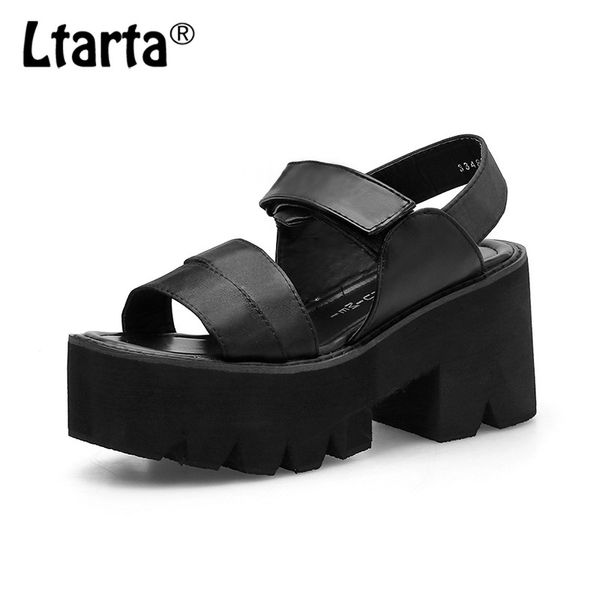 ltarta 2019 bottom casual open-toed sandals comfortable heel high-heeled sandals platfrom thick heels shoes jxq-3348, Black
ltarta 2019 bottom casual open-toed sandals comfortable heel high-heeled sandals platfrom thick heels shoes jxq-3348, Black