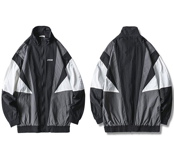 htj men hip hop jacket windbreaker retro streetwear color block patchwork jackets coat autumn harajuku zip track jacket casual, Black;brown
htj men hip hop jacket windbreaker retro streetwear color block patchwork jackets coat autumn harajuku zip track jacket casual, Black;brown