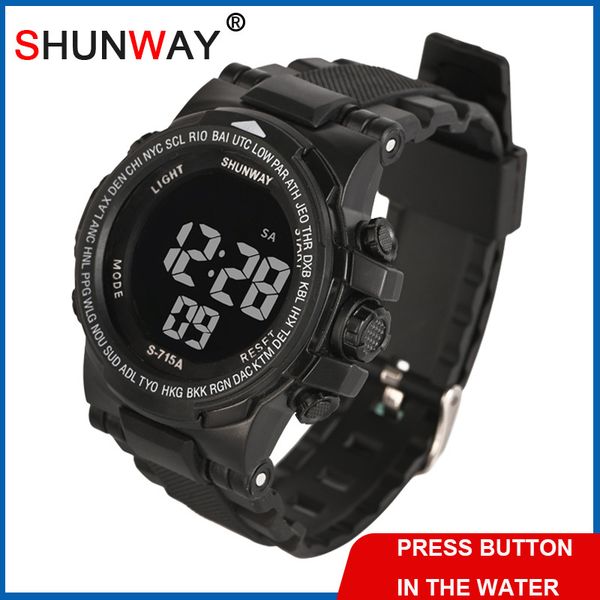 50m waterproof sports watches men waterproof digital watch fashion casual men's wristwatches clock relogio masculino, Slivery;brown
50m waterproof sports watches men waterproof digital watch fashion casual men's wristwatches clock relogio masculino, Slivery;brown