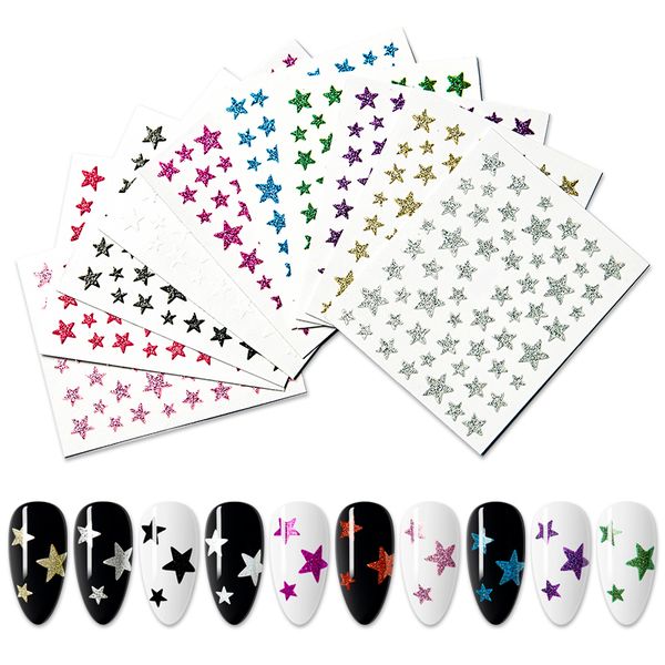 1pcs 3d stars nail decals and sticker glitter shiny gold silver black adhesive slider foils manicure diy decoration
1pcs 3d stars nail decals and sticker glitter shiny gold silver black adhesive slider foils manicure diy decoration
